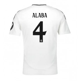 Real Madrid David Alaba #4 Hemmakläder 2024-25 Kortärmad